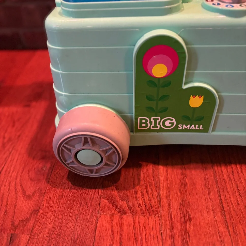 Fisher-Price Laugh‎ & Learn 3-in-1 On-the-Go Camper Teal Walker Activity Center